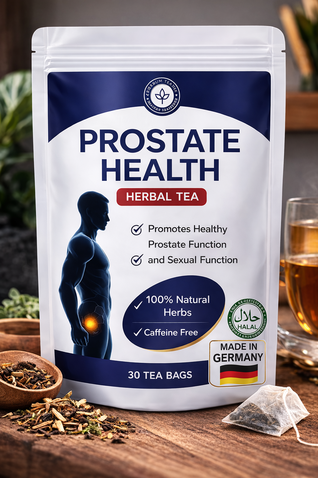 شاي ProstaHerb™ الطبيعي لدعم صحة البروستاتا وتحسين الراحة اليومية للرجال